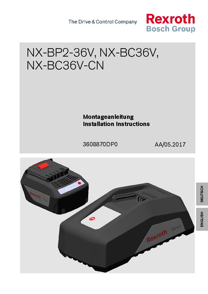 0608843019 - BATTERY PACK NX-BP2-36V - BuyRexroth