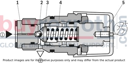 R900208778 - PRESSURE RELIEF VALVE DBDS2K2X/315V - BuyRexroth